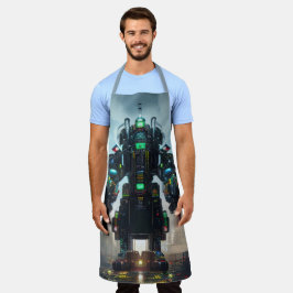 ロボット4シェフエプロン エプロン