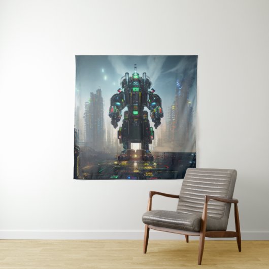 ロボット4タペストリー タペストリー (インサイチュ)