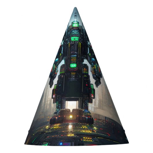 ロボット4パーティー帽子 パーティーハット (正面)