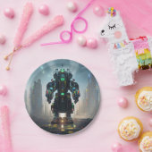 ロボット4紙プレート ペーパープレート (パーティー)