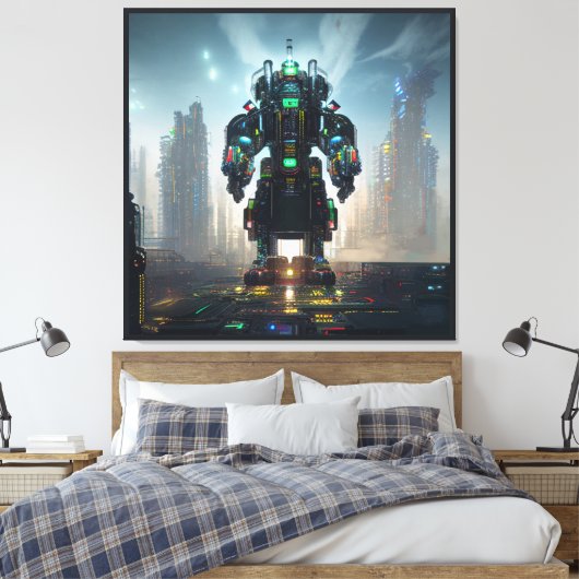 ロボット4 キャンバスプリント (インサイチュ (寝室))