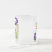 ロボット4th誕生日Tシャツとギフト フロストグラスマグカップ (中央)