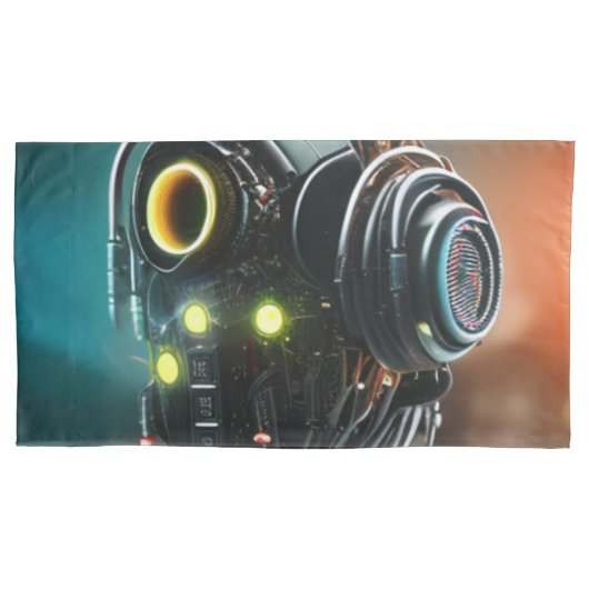 ロボット5キング枕ケース2面 枕カバー (正面)