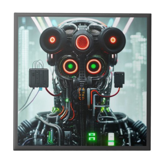 ロボット5小セラミックタイル タイル (正面)