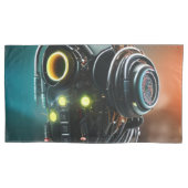 ロボット5白キング枕カバー対 枕カバー (正面左)