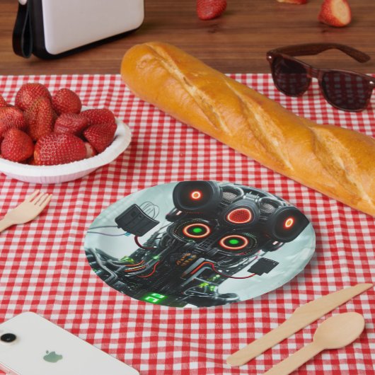 ロボット5紙プレート ペーパープレート (ピクニック)