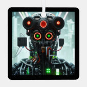 ロボット5角金属オーナメント メタルオーナメント (裏面)