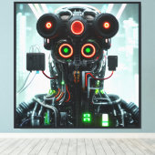 ロボット5 キャンバスプリント (インサイチュ (ウッドフロア))