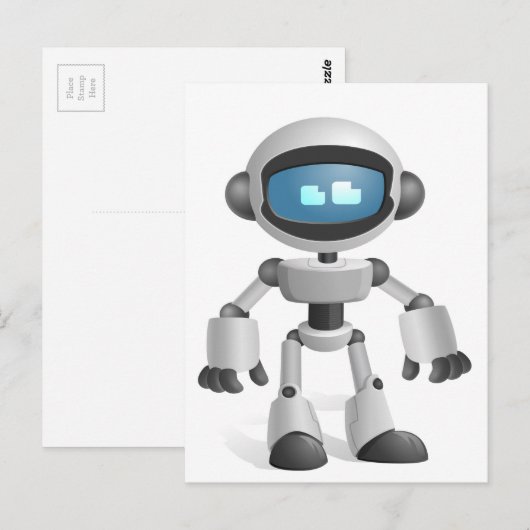 「ロボット5」 ポストカード (正面/裏面)