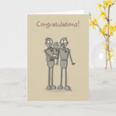 ロボット カード (黄色い花)