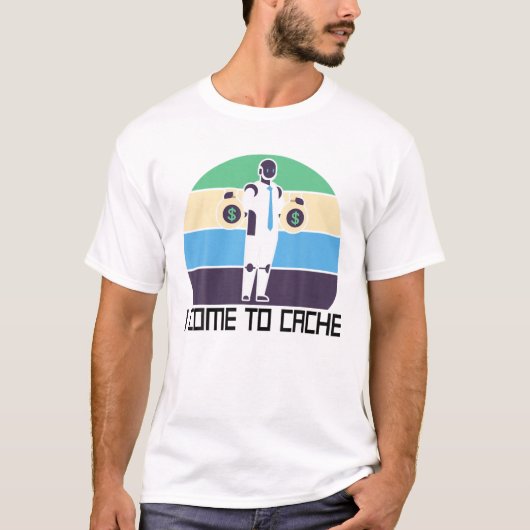 ロボット – キャッ来シュする – 機械技術者 – S Tシャツ (正面)