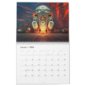 ロボット – クリスティーヌ赤stine1 カレンダー (1月 2026)