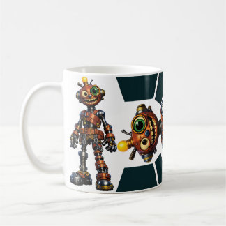 ロボット コーヒーマグカップ