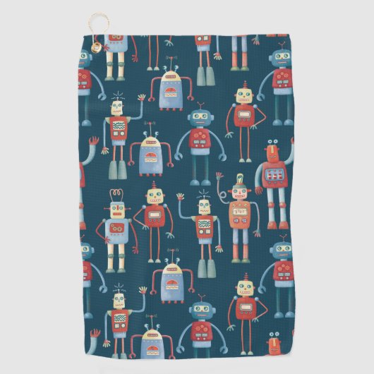 ロボット ゴルフタオル (正面)