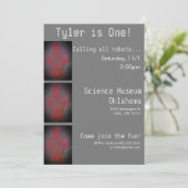 ロボット サイエンス パーティー 招待状 (スタンド正面)