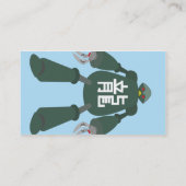 ロボット-ビジネス 名刺 (裏面)