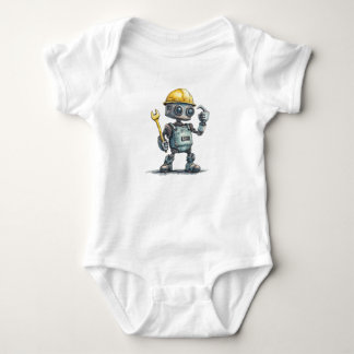ロボット ビルダー ベイビー ボーイ ワンピース ボディスーツ 服