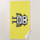 ロボット ビーチタオル (正面)