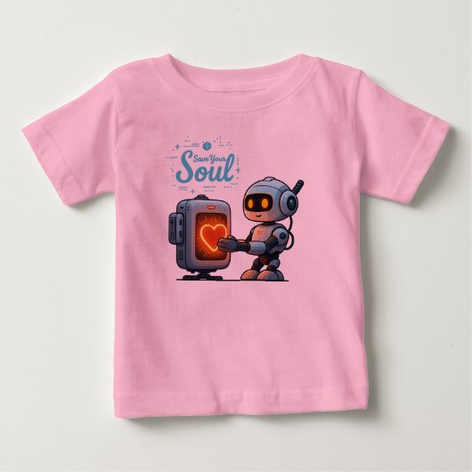 ロボット ベビーTシャツ (正面)