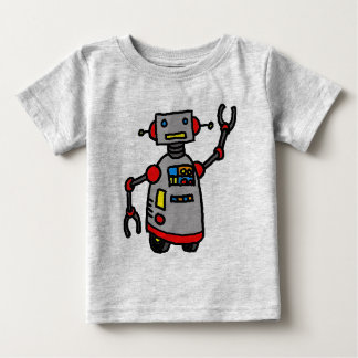 ロボット ベビーTシャツ