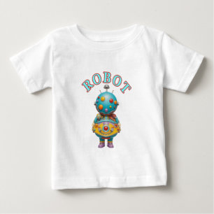 ロボット ベビーTシャツ