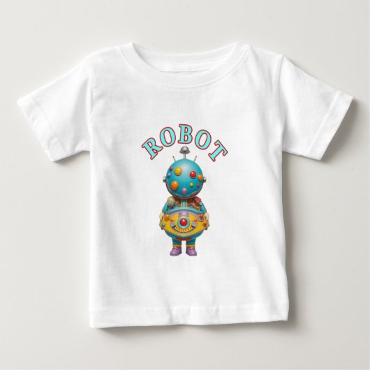 ロボット ベビーTシャツ (正面)