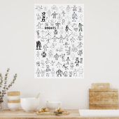 ロボット ポスター (キッチン)