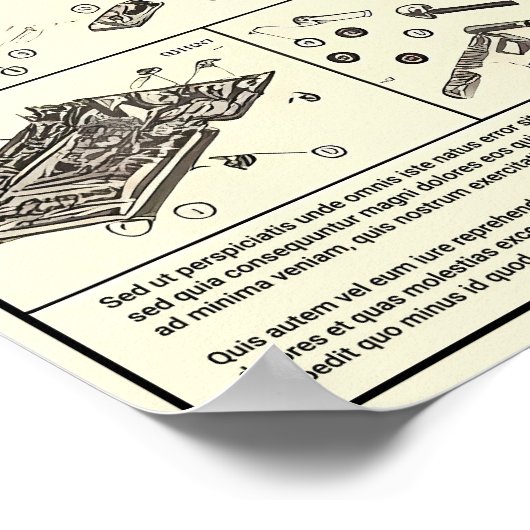 ロボット ポスター (角)