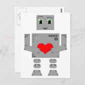 ロボット ポストカード (正面/裏面)