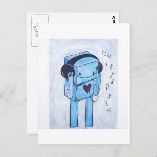 ロボット… ポストカード (正面/裏面)