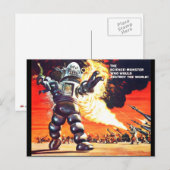 ロボット ポストカード (正面/裏面)