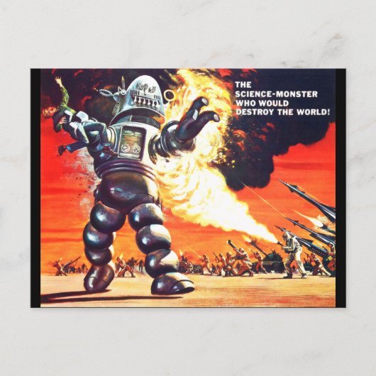 ロボット ポストカード (正面)