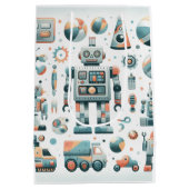 ロボット ミディアムペーパーバッグ (裏面)