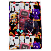 ロボット ミディアムペーパーバッグ (裏面)