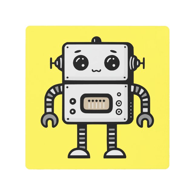 ロボット メタルプリント (正面)