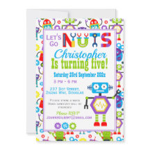 ロボット レッツ ゴー ナッツ バースデー パーティー