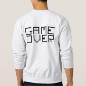 ロボット"十字のステッチ"のクリスマスのスエットシャツ スウェットシャツ (裏面)