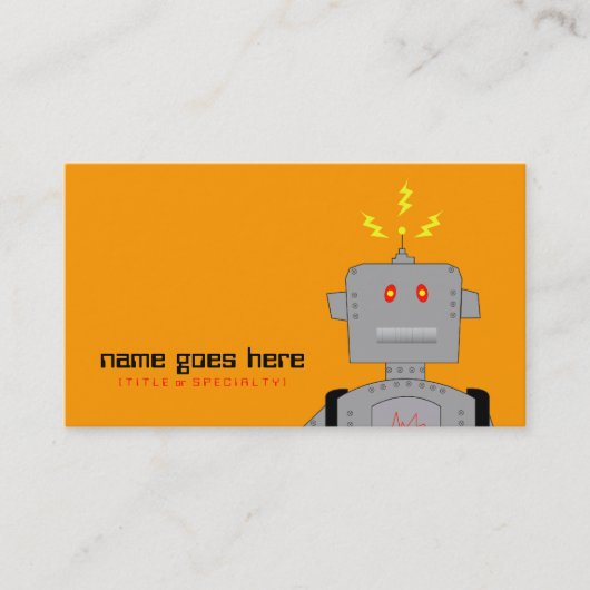 ロボット 名刺 (正面)