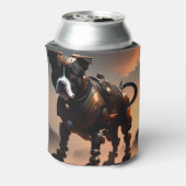 ロボット（犬）スタッフォードブルテリアクーラーボックス 缶クーラー (缶裏面)