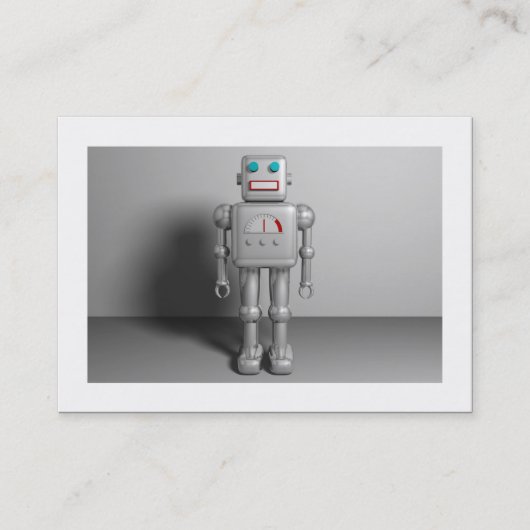 ロボット(縁取り付き) 名刺 (正面)