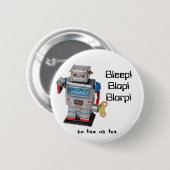 ロボット 缶バッジ (正面&裏面)