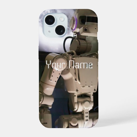 ロボット iPhone 15ケース (裏面)