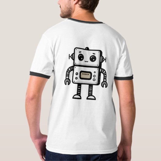 ロボット Tシャツ (裏面フル)