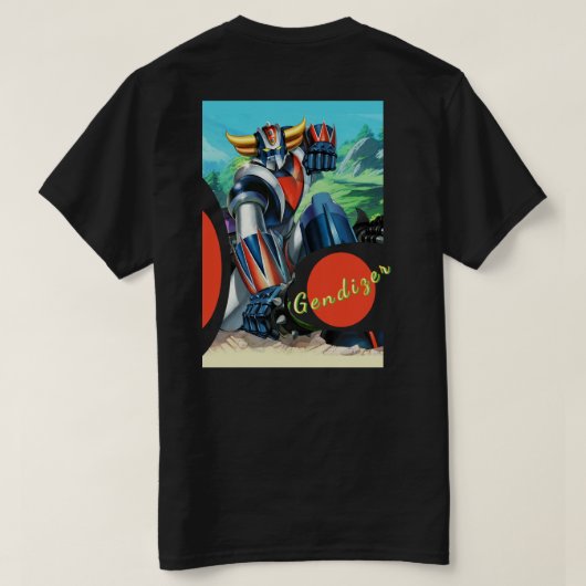 ロボット Tシャツ (デザイン裏面)