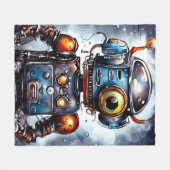 ロボットI フリースブランケット (正面(横))