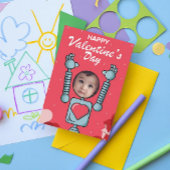 ロボットValentines日写真教室ホリデーカード シーズンカード