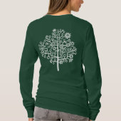 ロボツリー（ダークティー） Tシャツ (裏面)