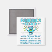 ロボティクスおもしろいコーチ マグネット (正面/裏面)