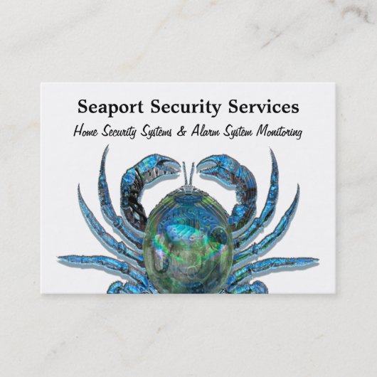 ロボティックカニのプロフェッショナル3.5" x 2.5" 名刺 (正面)