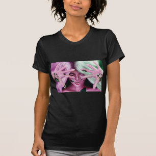 ロボティック女性 Tシャツ
